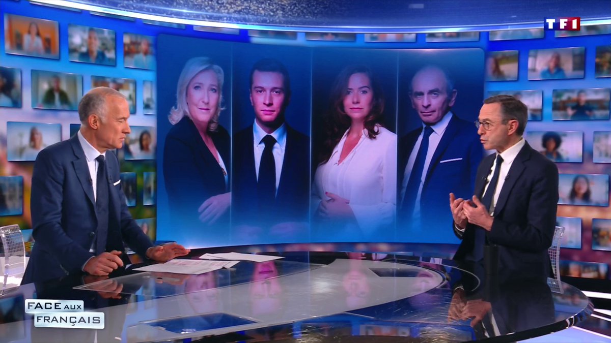 "Marine Le Pen est socialiste. Moi je veux que la France se relève, pour se relever c'est par le travail et non pas par l'assistance", Bruno Retailleau dans #LE20H de TF1