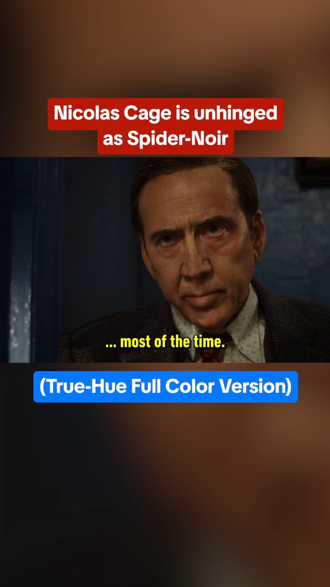 With no power comes no responsibility. This is the official "True-Hue Full Color" trailer for Spider-Noir, the live-action series starring Nicolas Cage.