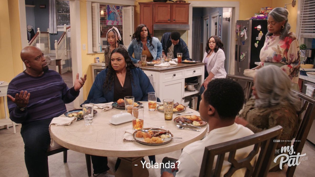Ms. Pat normally runs things, but Carol runs a strict program, and everybody falls in line. Terry, on the other hand, is still trying to recover from this unexpected family revelation. 😅 You can watch all episodes of #TheMsPatShow season 5 now on BET+.