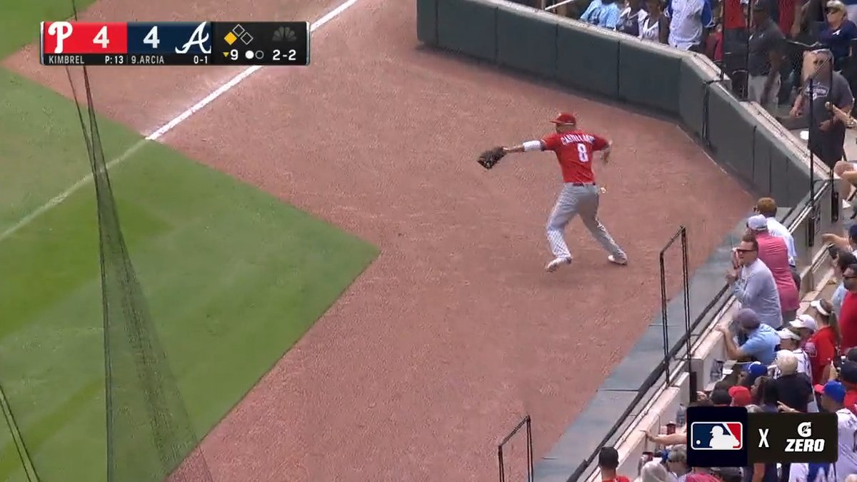 This is still the most shocked I’ve ever been at a defensive play in baseball Like how did this happen