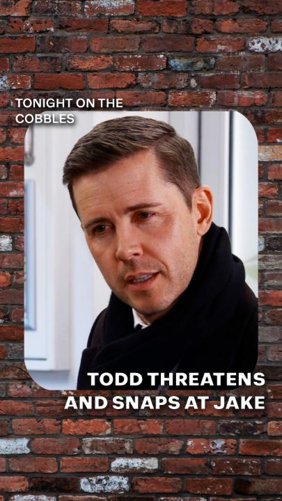 Jake really pushed Todd's buttons 😟 #Corrie
