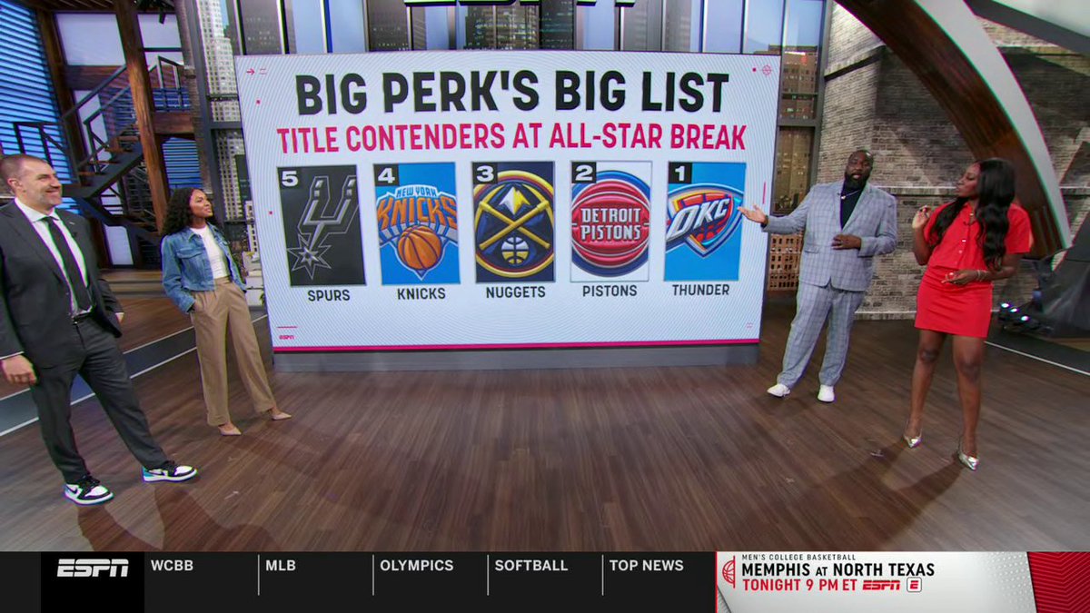Who are Kendrick Perkins' top contenders headed into the All-Star break? 👀