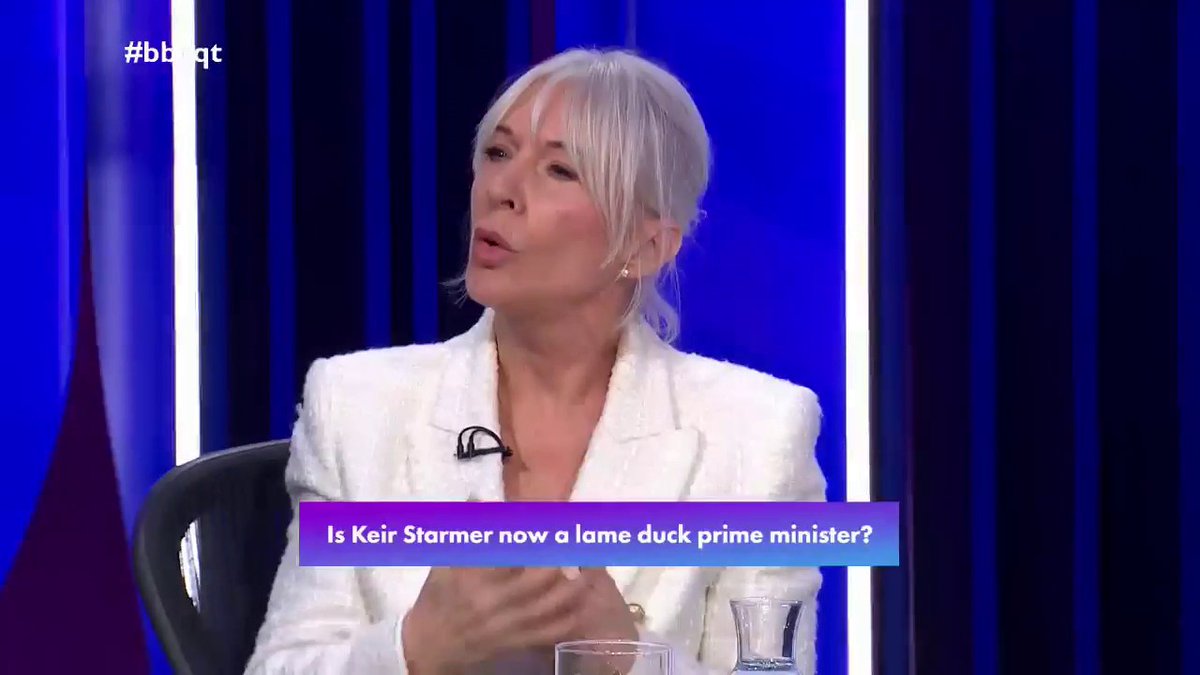 “It will be death by a thousand cuts” Columnist Nadine Dorries claims that, in order to “defenestrate” the Prime Minister, Labour MPs will “undermine Keir Starmer” and that “every day there will be a bad headline” for him #bbcqt