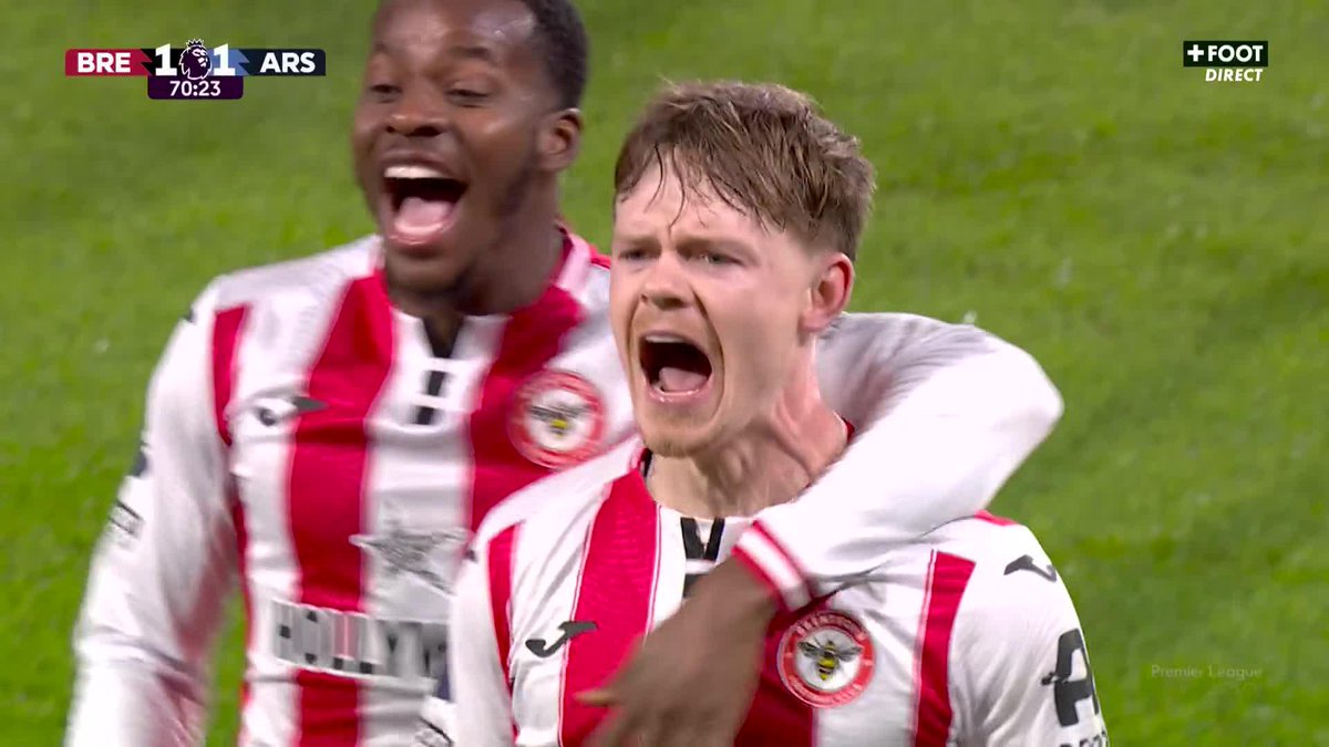 #PL 🏴󠁧󠁢󠁥󠁮󠁧󠁿 : Brentford remet les compteurs à zéro et relance totalement la rencontre 🎯⚽