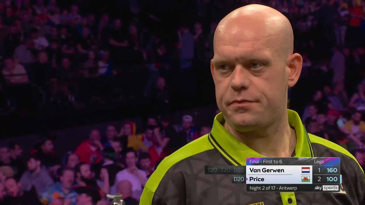 VAN GERWEN FIRES THE 160 🙌 Two incredible finishes in back-to-back legs for Van Gerwen... 167 followed by the 160! 📺 #PLDarts