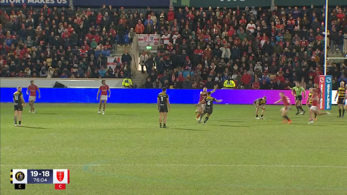 DROP GOAL! 🤩 York Knights take the lead against Hull KR 😳
