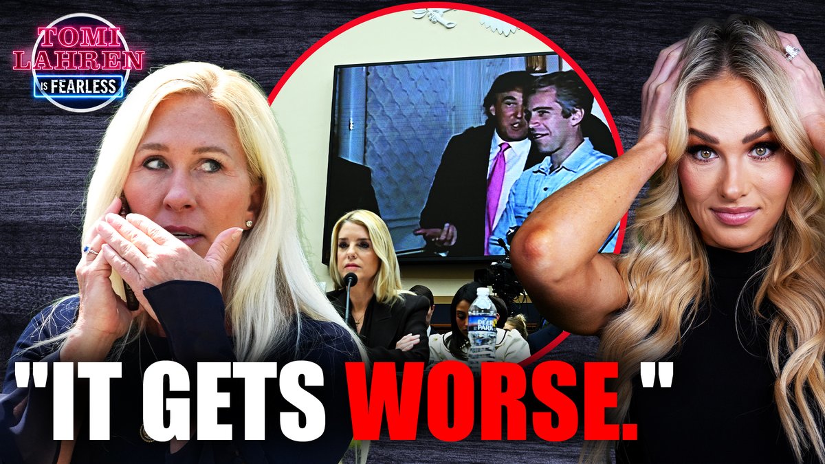 From the Epstein files to the state of the GOP Marjorie Taylor Greene 🇺🇸 joins Tomi Lahren for a no-BS conversation. Full episode is LIVE. Watch ⬇️