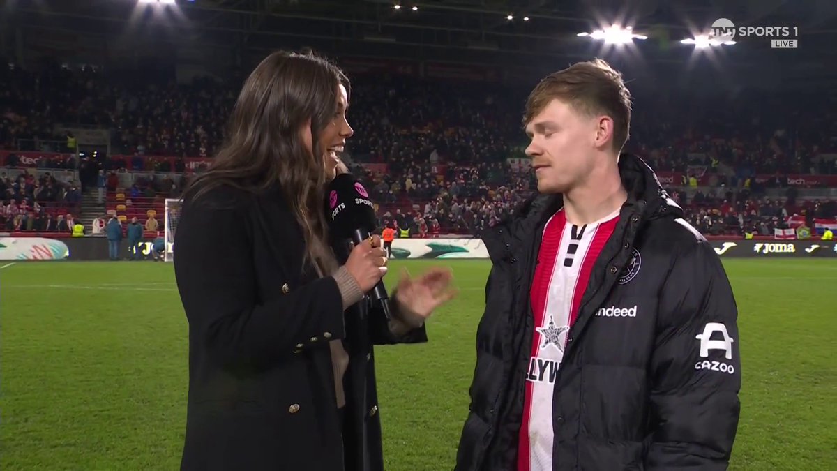 "We've got a special group" ❤️ Keane Lewis-Potter with the highest of praise for Keith Andrews following Brentford's draw with Arsenal 🤝 🎙 Becky Ives | 📺 TNT Sports & discovery+ UK