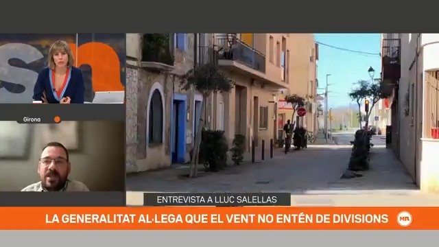 Lluc Salellas, alcalde de Girona, ha insistit que la situació que s'ha viscut a la ciutat no era "de sentit comú" i ha fet una crida per afinar el funcionament de les alertes per tal que la població hi segueixi confiant #MesNit3Cat