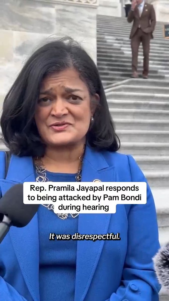 I have never seen a more disrespectful Administration official in a committee hearing than what we saw yesterday with Pam Bondi. She is supposed to be the people’s lawyer, not Donald Trump’s.