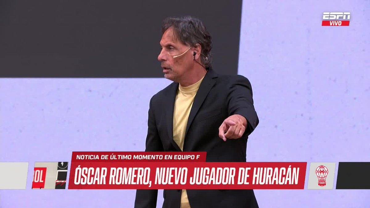 🇵🇾🎈⚽ ¡ÓSCAR ROMERO A HURACÁN! El paraguayo, ex San Lorenzo, se cruza de vereda y será refuerzo del Globo. ▶️ Mirá #ESPNEquipoF en el Plan Premium de #DisneyPlus