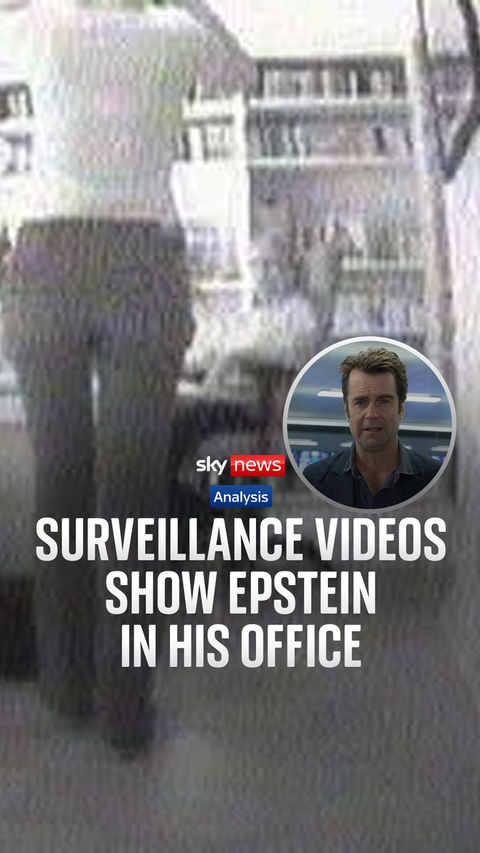 Surveillance videos show Jeffrey Epstein with various women in his Palm Beach home office.⁠ ⁠ Sky News has found an email exchange from 2014 which shows the convicted sex offender had asked a member of staff to install hidden video cameras at his home in Palm Beach, Florida.