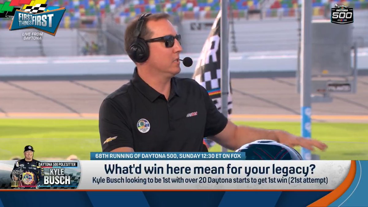 “I can go into the Hall of Fame and be vindicated, validated by the rest of the success that I’ve had along my career and this isn’t a career defining moment that gets me there.” Kyle Busch is eager to check off his Daytona 500 win box: