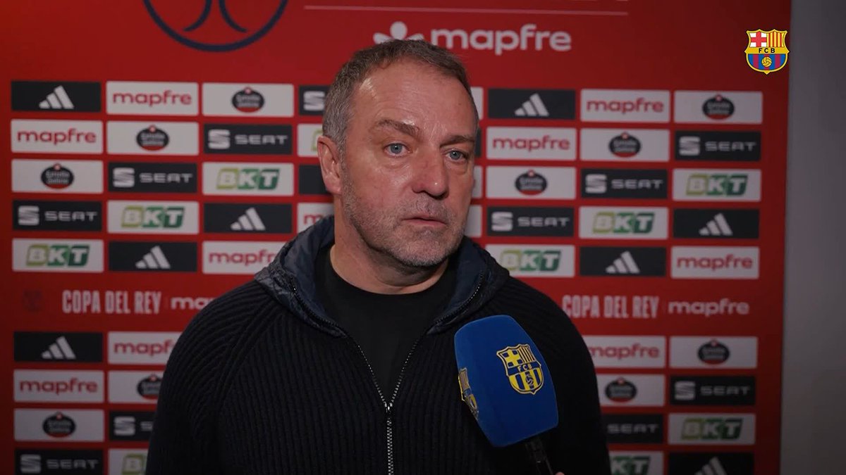 Hansi Flick: “It’s not over yet. We need all the culers at the stadium. We will fight for 90 minutes to reach the final.”