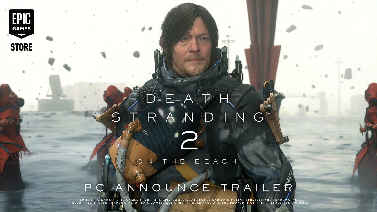 Grab your suit, we're having a beach day. Death Stranding 2: On the Beach is coming to PC on March 19. Pre-purchase now. KOJIMA PRODUCTIONS (Eng)