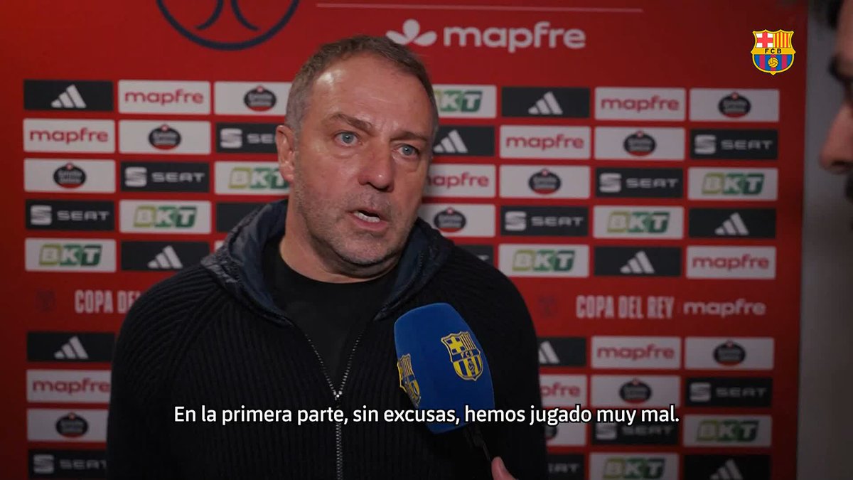 La autocrítica de Flick tras perder en el Metropolitano.