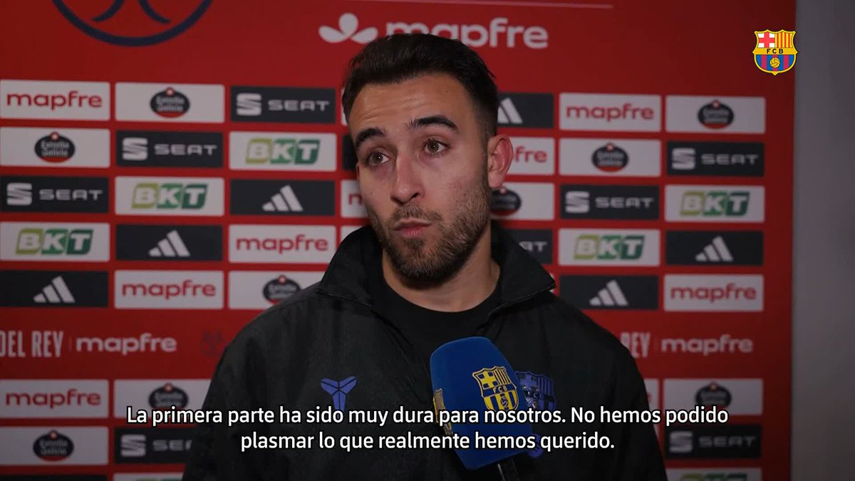 Las reacciones de Eric tras el #AtletiBarça