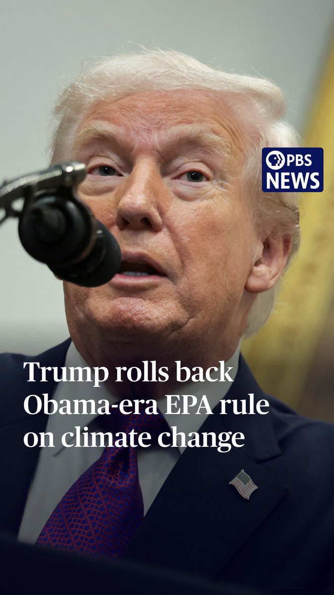 The Trump administration has revoked a scientific finding that was the backbone of U.S. climate policy for nearly two decades. “We are officially terminating the so-called ‘endangerment finding,’ a disastrous Obama-era policy,” the president said during a White House event Thursday with EPA Administrator Lee Zeldin. In 2009, the Obama administration issued the endangerment finding, a scientific declaration that greenhouse gas emissions threaten public health and welfare. Zeldin called the finding “the Holy Grail of federal regulatory overreach.” Scientists and environmental groups said the administration’s action would lead to more pollution and health harms. William Brangham (William Brangham) has more.
