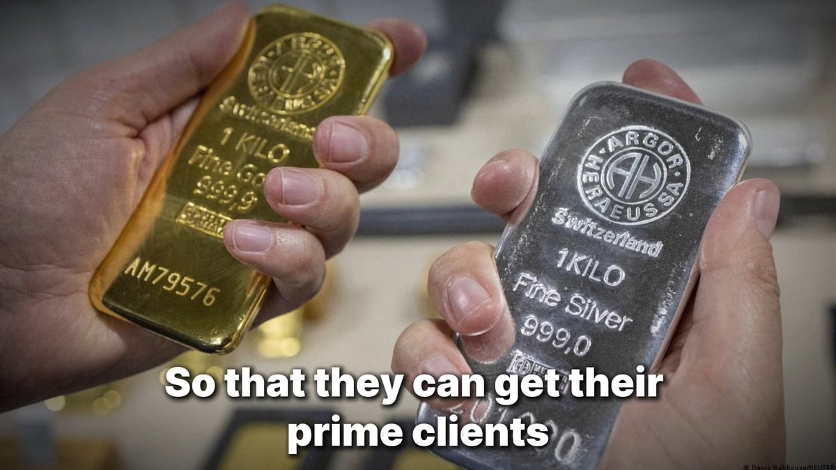 I feel like what they're doing is trying to scare everybody out of #gold and #silver so they can get their prime clients loaded up on it. I've seen them do this on almost everything they do. It's who they are. Full report: