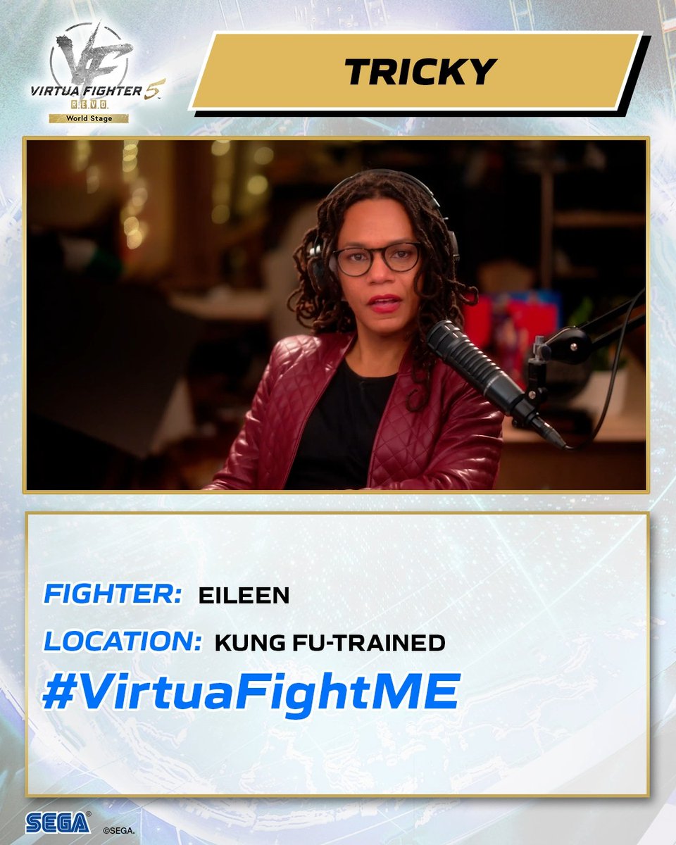 The Virtua Fighter community asked for pressure—so we called in Tricky Eileen. Her official ghost is waiting on “Kung Fu Trained” in #VF5REVO. Find it. Fight it. Record the chaos. Tag KDQ | Dr. Tricky 2x🥇VF CB and show her how you survive the dance. 🎮 #VirtuaFighter