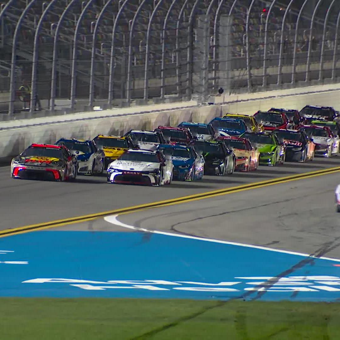 Time will tell what happens next on the high banks. Duel 2 is underway at Daytona International Speedway.