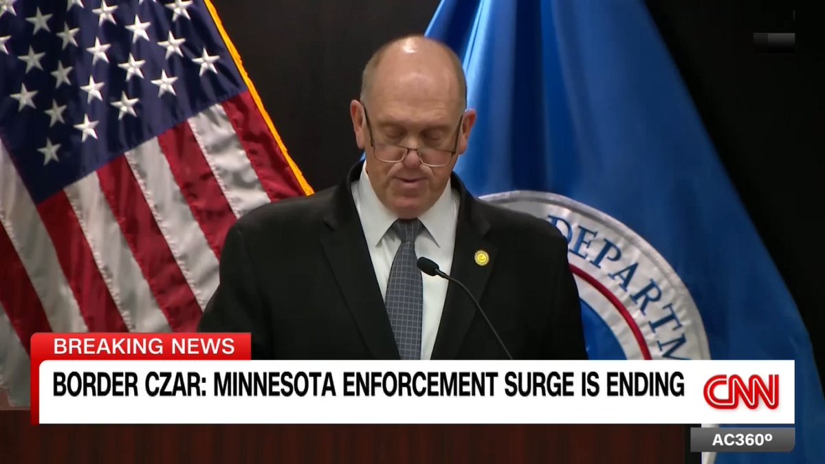After putting 3,000 armed masked federal agents on the ground in Minnesota, and killing two U.S. citizen at point blank range, the Trump administration claims mission accomplished in Minnesota and is bringing its operation there to a close.
