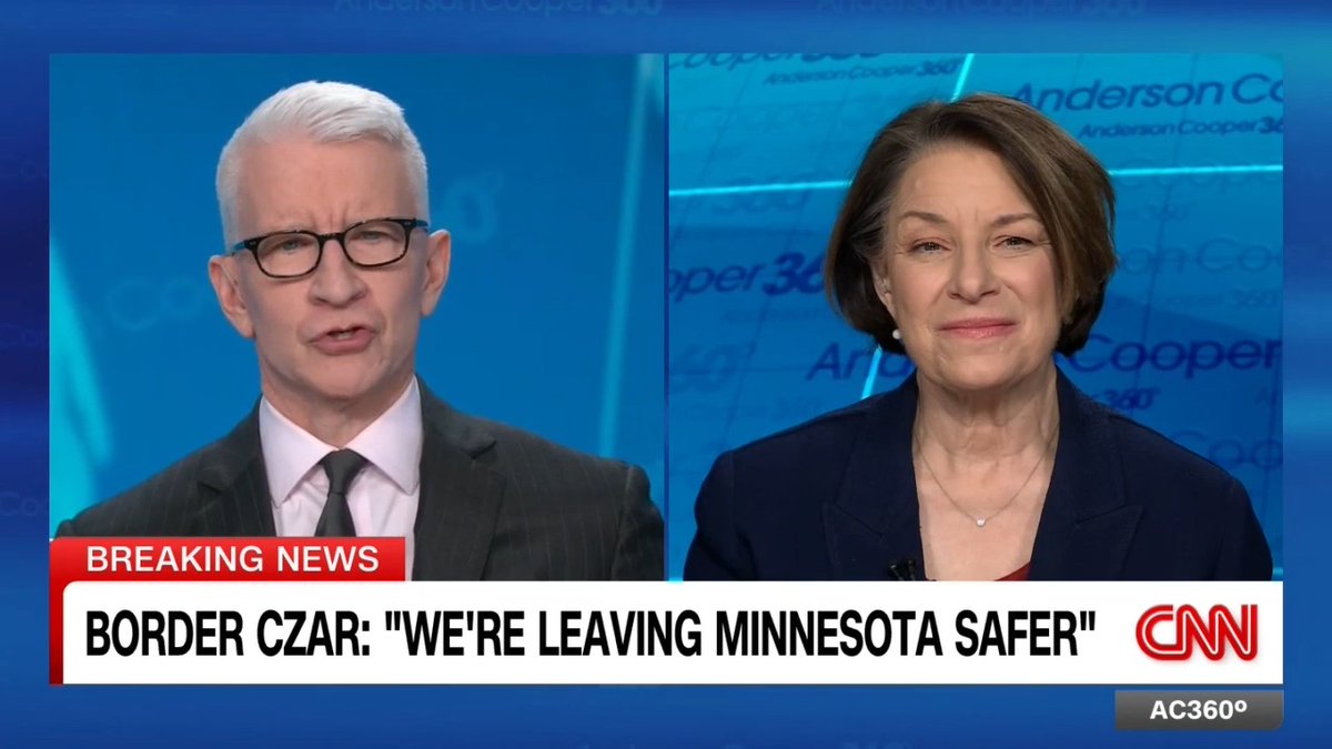 Minnesota Senator Amy Klobuchar joins Anderson to discuss ICE leaving Minneapolis after two months.