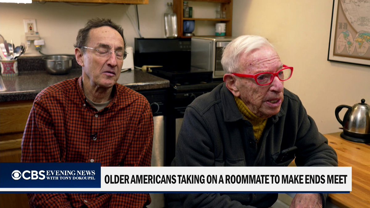 More than 1 million Americans over the age of 65 lived with roommates they aren't related to in 2024 -- a 16% increase from 2019. CBS News' Elaine Quijano Quijano spoke to two of them in New York City.