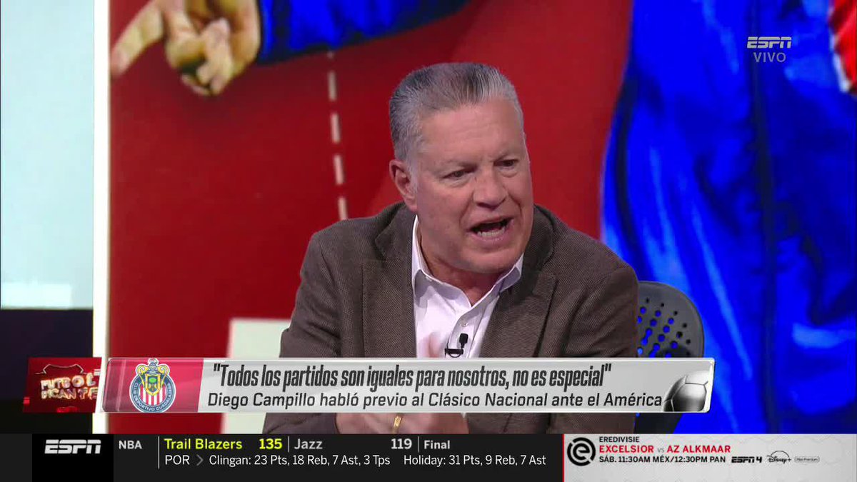 "Parece que a Campillo le da igual el Clásico Nacional" 😮 Los especialistas reaccionan a las palabras de Diego Campillo, quien menciona que el Clásico no es un partido especial. Disfruta Futbol Picante en #DisneyPlus.