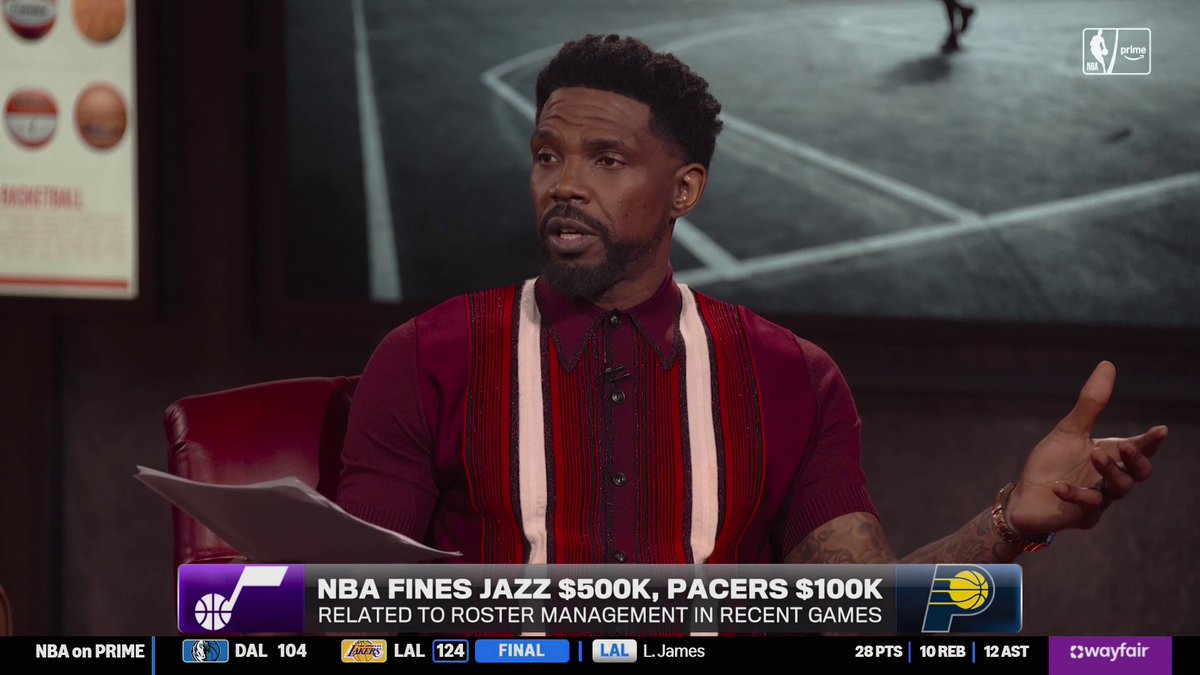 "There's a karma to the game ... at some point it catches up with you." Udonis Haslem shares his thoughts after the NBA levied Jazz and Pacers with fines.