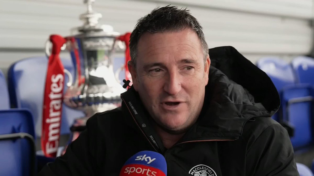 "It's so nice seeing what this has done for the town." 🗣️ Macclesfield owner Rob Smethurst on the impact of their historic FA Cup victory against holders Crystal Palace 🏆