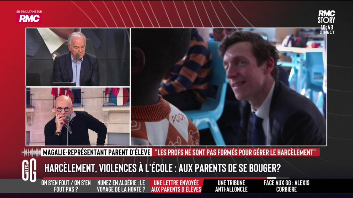 🗣️ Magalie, représentant parent d'élève, au 3216 : "Il faut refaire toute l'Éducation nationale. Je trouve ça fou d'avoir des surveillants qui ont 5 ou 6 ans de plus que nos enfants. Le gamin, il sort de ses études. Il dit des 'wesh' et des 'wallah'." #GGRMC