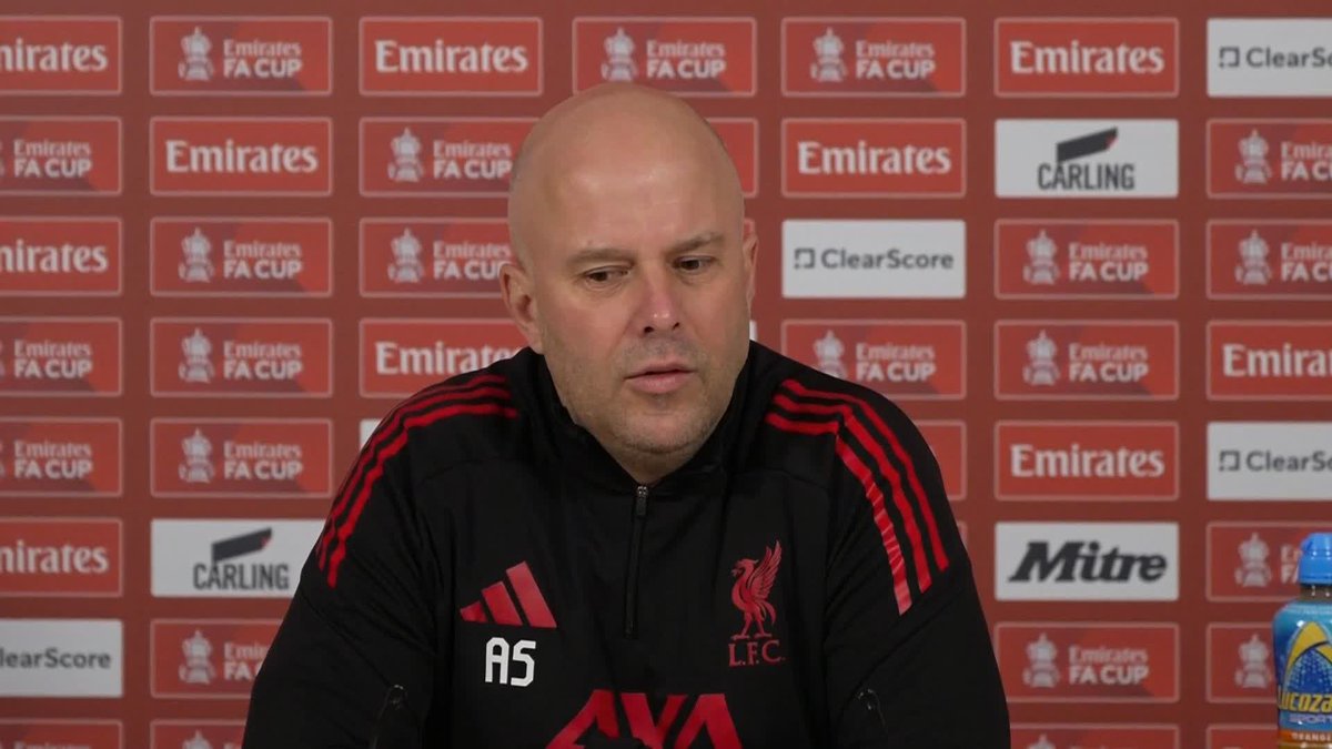 "We've got three priorities. The FA Cup, Champions League qualification, and the Champions League." 🔴 Arne Slot insists his Liverpool side isn't favouring any competition despite seeing multiple injuries to his squad.