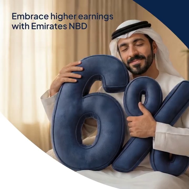 Transfer your salary to Emirates NBD and earn up to 6% on your balance. Get started today.