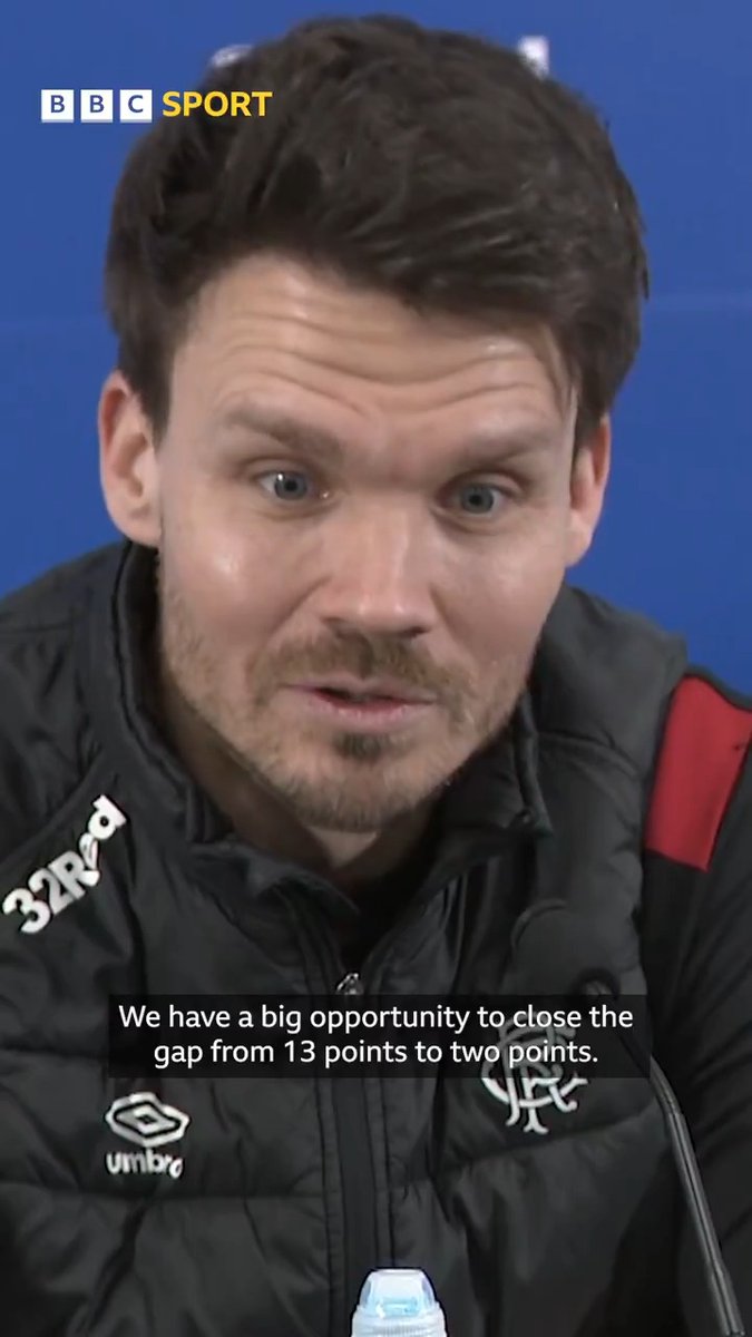 🗣️ "If you are 13 points ahead of a club and you drop to two points, maybe there's pressure on them." Danny Rohl suggests Rangers can put pressure on Scottish Premiership leaders Hearts on Sunday by narrowing the gap, when the two sides meet at Ibrox. #BBCFootball