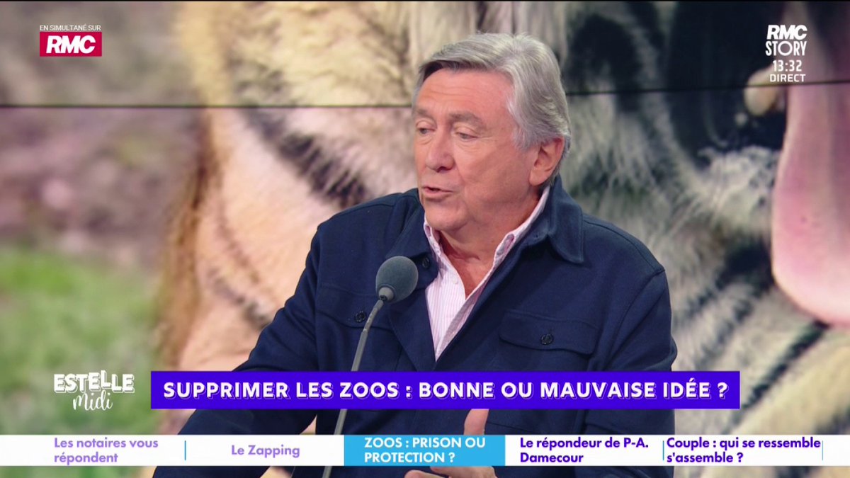 🐘 Supprimer les zoos 🎙️ Jacques Legros :"Ce sont des lieux de préservation d'espèces ! Je me méfie de l'anthropomorphisme de certains écolos... S'il est né au zoo il aura un vétérinaire, ce qui n'est pas le cas dans la jungle ! S'il y retourne, il se fera tuer ! Vive les zoos"