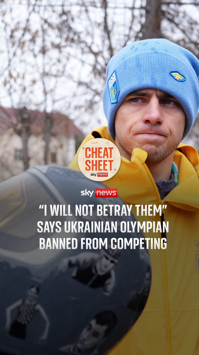 Ukrainian athlete Vladyslav Heraskevych has appealed against a decision to ban him from the Olympics over a helmet that honoured Ukrainians killed in the war with Russia. Anna Jones and Kamali Melbourne have today's top stories on Cheat Sheet. 🎧
