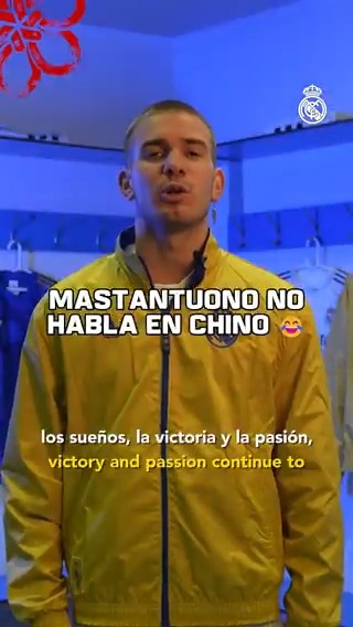 ¡COMO PASÓ CON MESSI EN BARCELONA, MASTAN NO HABLA EN CHINO! 🇨🇳 En el saludo del Real Madrid por el Año del Caballo, Franco Mastantuono dio su mensaje en español 😂 📹 Real Madrid C.F.