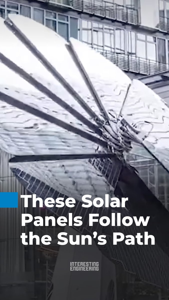 This unique electronic flower generates solar power by folding, unfolding, and turning with the sun. This makes solar energy more efficient and saves the machine from damage in bad weather. 🎥 SmartFlower / YT