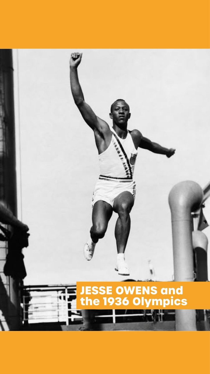 During the first televised Olympics, Hitler's propaganda machine went into overdrive... but African-American Jesse Owens publicly dismantled it, winning four gold medals. Learn more about the history of the games 👇 🏅 Bianca Nobilo