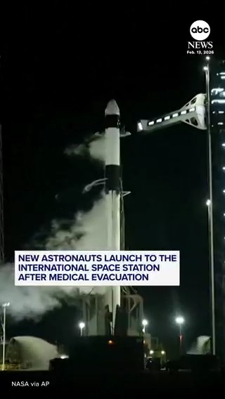A new crew rocketed toward the International Space Station on Friday to replace the astronauts who returned to Earth early in NASA's first medical evacuation. Read more: