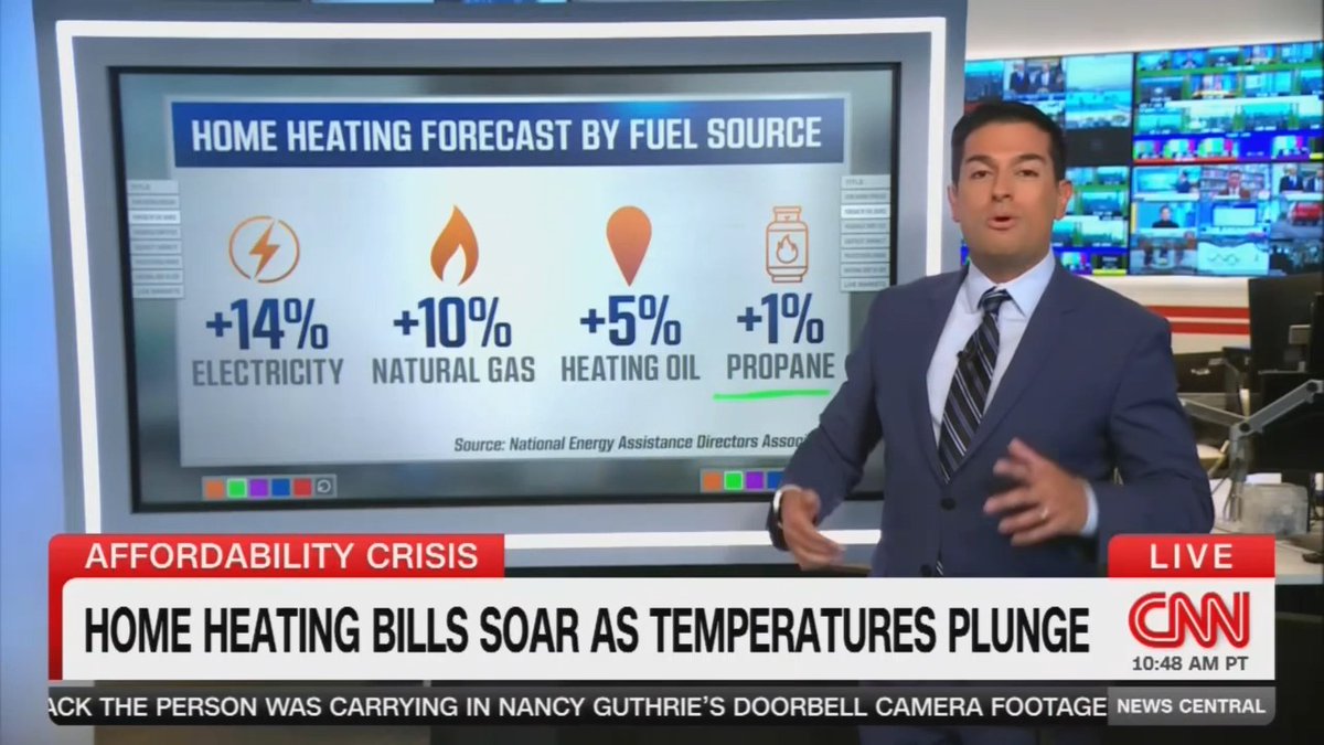 Reporter: Trump argued that other countries are going to pay the brunt of the tariffs, but recent research finds the exact opposite. The cost of Trump's tariffs per household was $1,000 last year, and they're seeing an increase this year to $1,300.