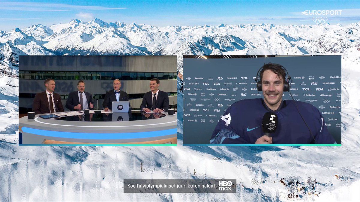 "Yllättävän tuoreet silmäpussit teillä vielä siellä."😂 Tässä Juuse Saroksen mietteet Ruotsi-ottelun jälkeen. #milanocortina2026 #talviolympialaiset
