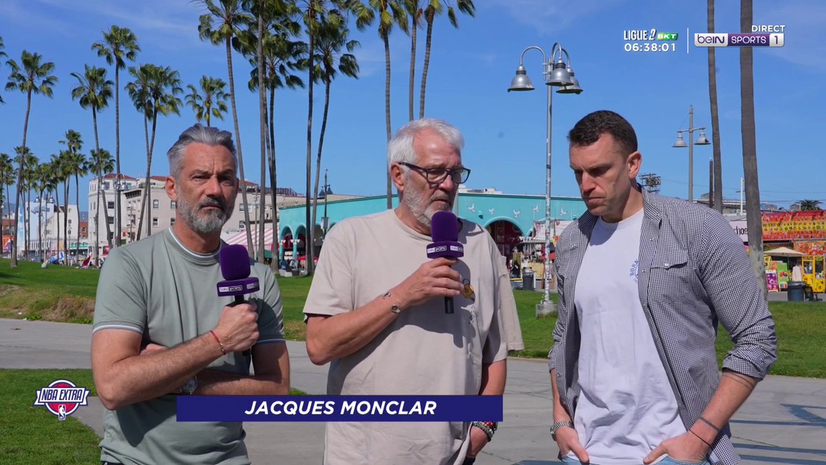🏀 #NBAextra 🇺🇸🌴 Jacques Monclar, Remi Reverchon et Xavier Vaution sont à Los Angeles ! 😎 La Team vous donne rendez-vous ce soir pour le début du All Star Week-end !