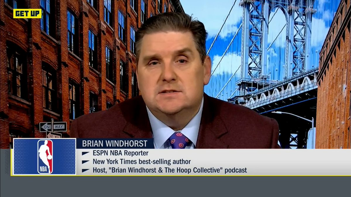 "They're in fourth place in the West. ... Enjoy the season. You're not going to the Finals this year." —Brian Windhorst on where he expects a healthy Lakers team to stack up in the second half of the NBA season