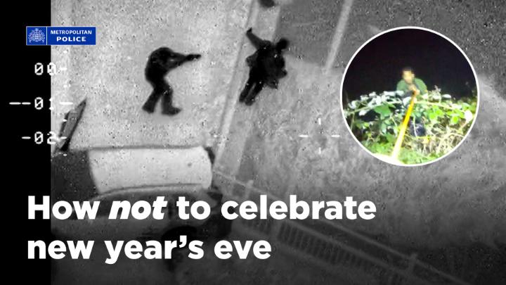 Well, that’s one way to start 2026! Our officers were out at midnight on New Year’s Eve, pursuing a dangerous suspect. Great work by our officers and National Police Air Service to safely stop and arrest this individual.