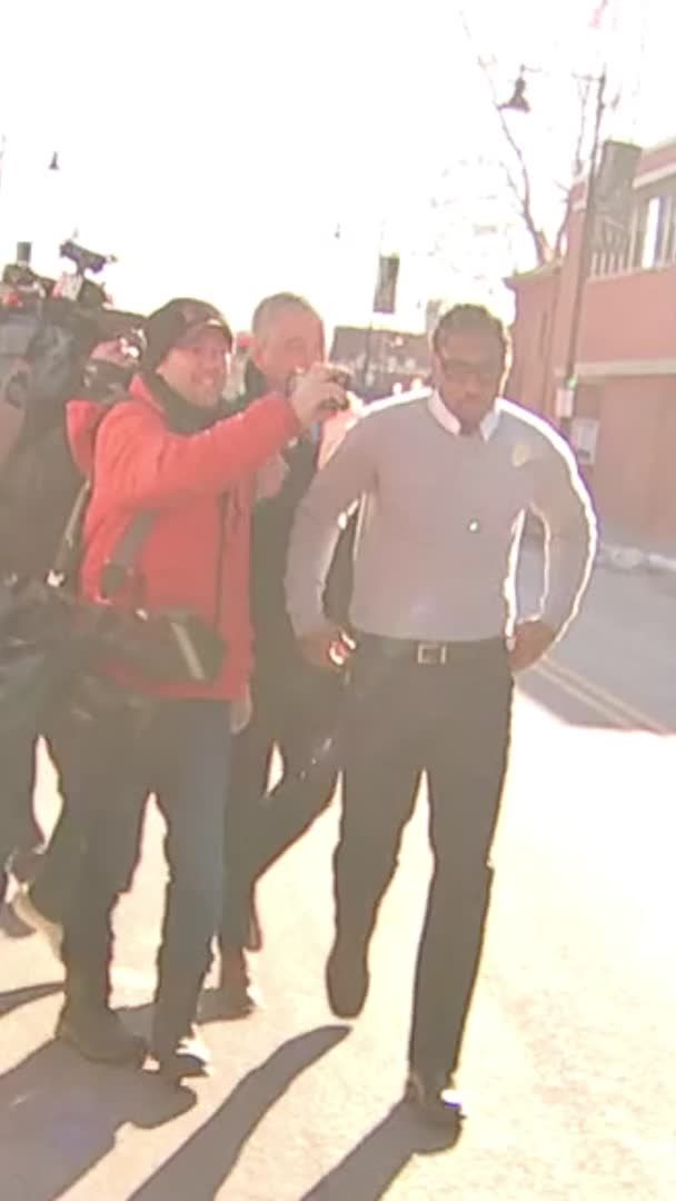 Patriots wide receiver Stefon Diggs arrives at Dedham District Court for his arraignment on charges of felony strangulation or suffocation and misdemeanor assault and battery.