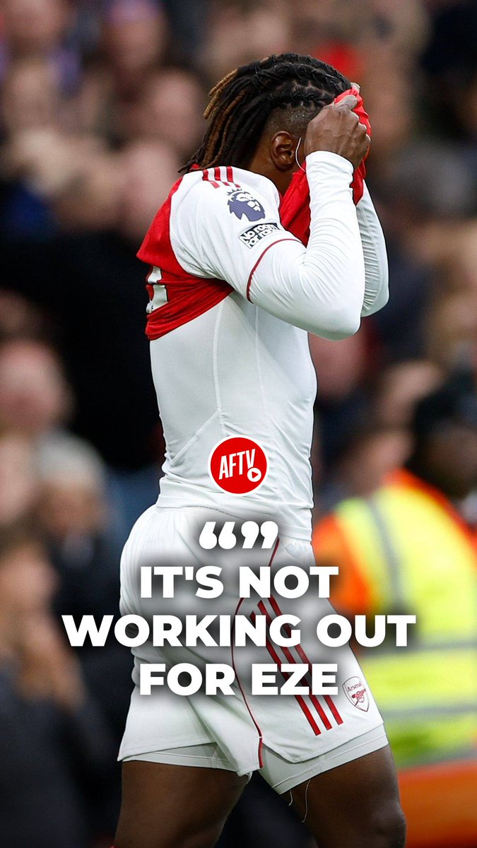 It’s not working out for Eze right now! 🥲 #FoureverArsenalpodcast #Arsenal #AFTV