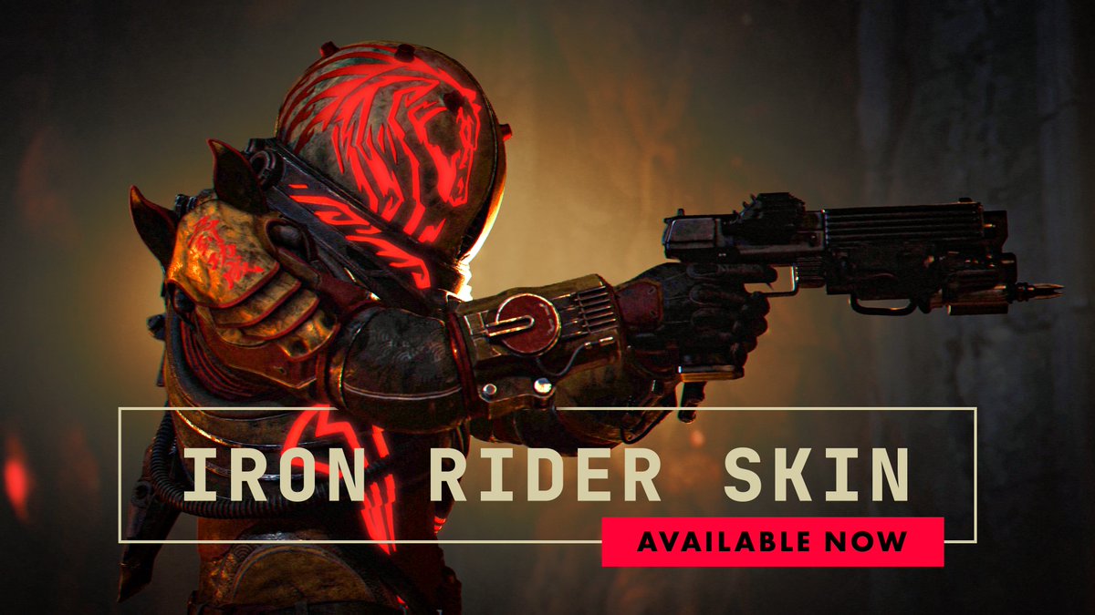 Let the flames guide you while paving the path through the wastelands of New Dawn! The brand-new free Iron Rider skin is now available in Cronos! Happy Lunar Year!