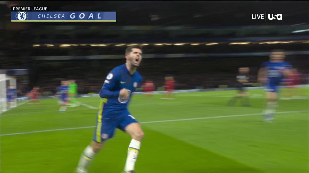 When Stamford Bridge erupted after this Christian Pulisic goal vs Liverpool.